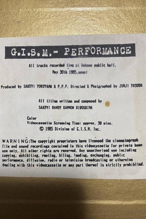 G.I.S.M. 「Performance」