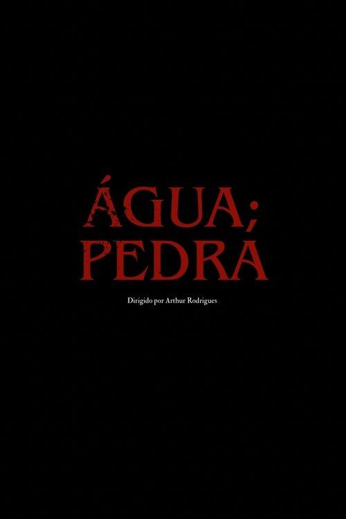 água; pedra