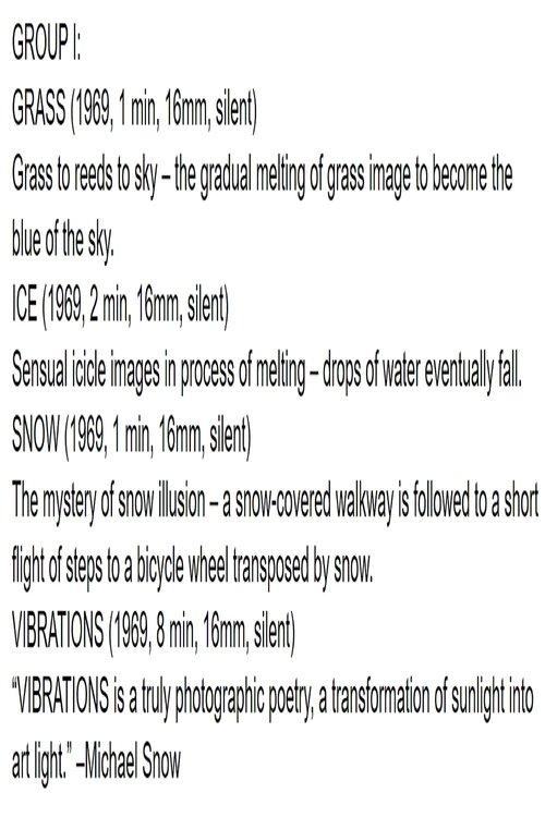Group I: Grass/Ice/Snow/Vibrations