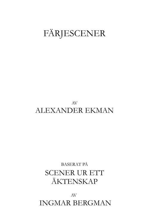 Färjescener