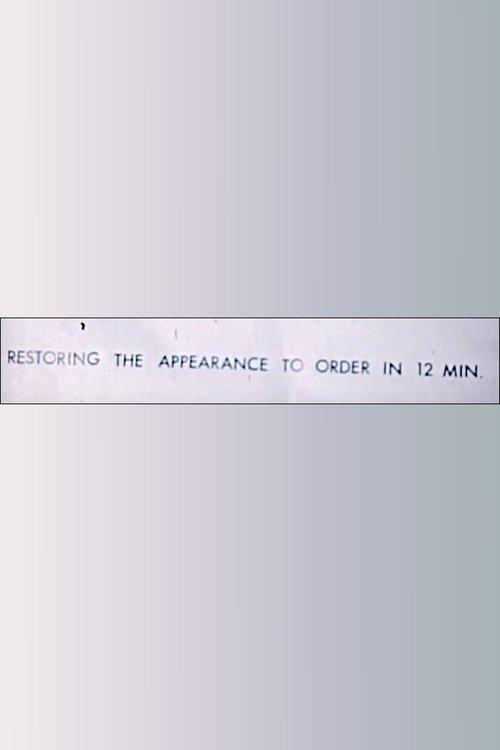 Restoring the Appearance to Order in 12 Minutes