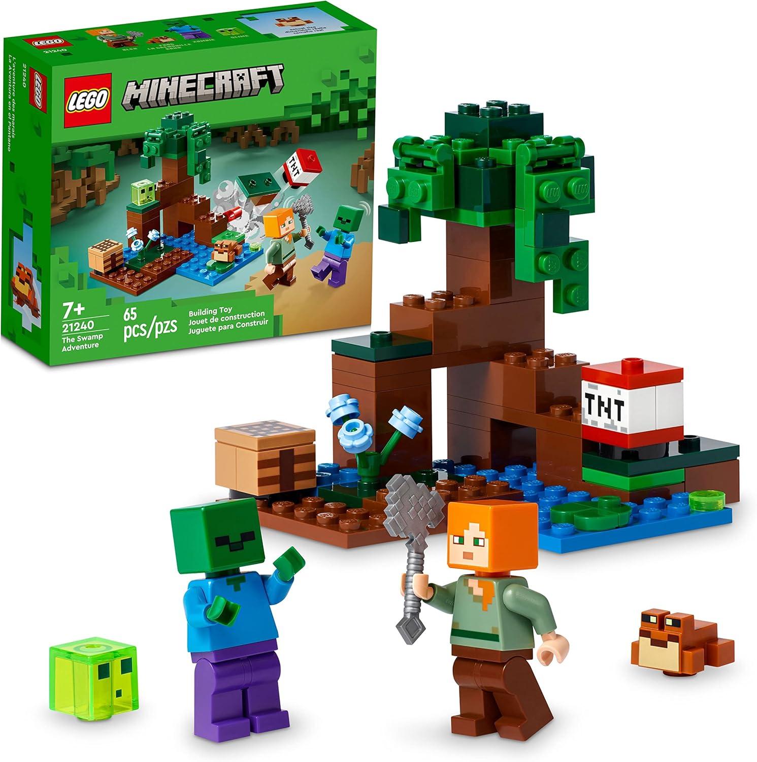 LEGO Minecraft A Aventura no Pântano (65 Peças)