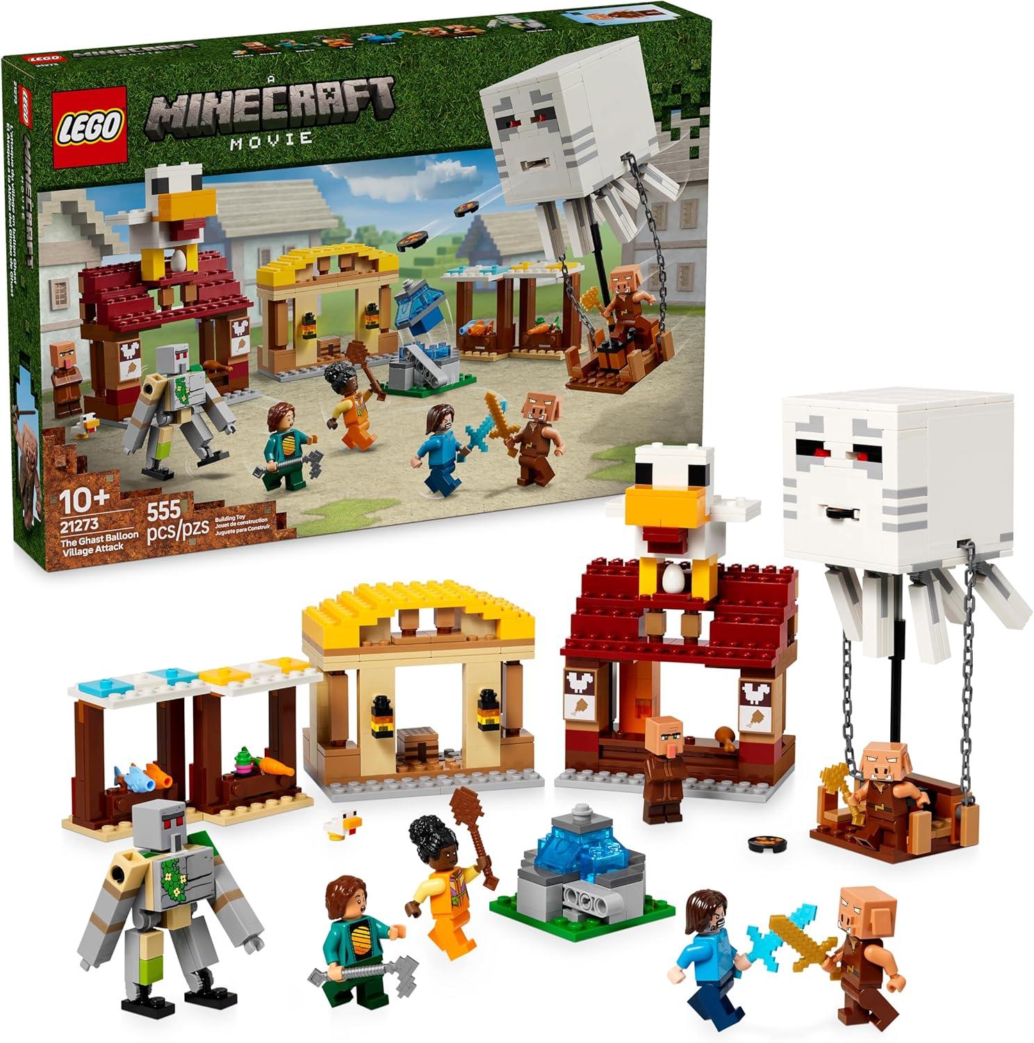 LEGO Minecraft O Ataque do Balão Ghast à Vila